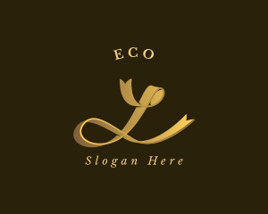 Elegant Fashion Ribbon Logo