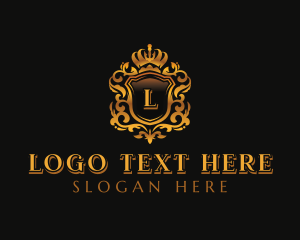 Gold - Royal Crest Insignia logo design
