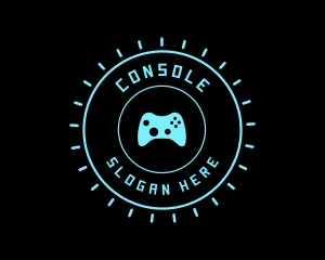 Gaming Joystick Console logo design
