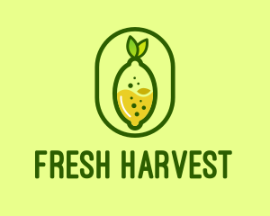 Ripe - Fresh Lemon Juice logo design