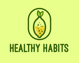 Fresh Lemon Juice  logo design