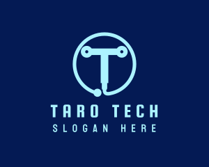 Tech Circuit Welder Tool logo design