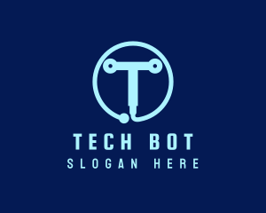 Tech Circuit Welder Tool logo design