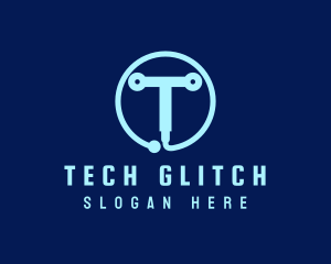 Tech Circuit Welder Tool logo design