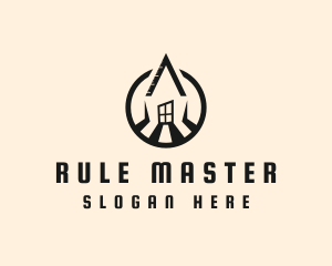 Ruler - Home Builder Construction logo design