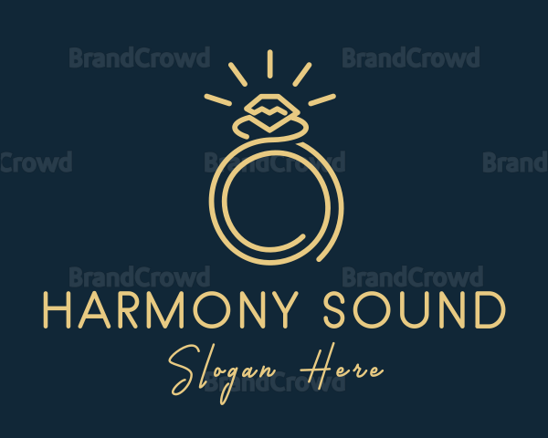 Yellow Diamond Ring Logo