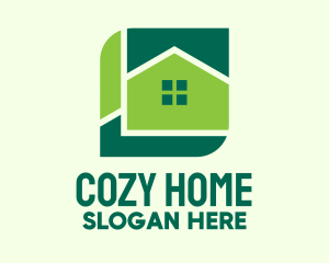 Green Home Property logo design