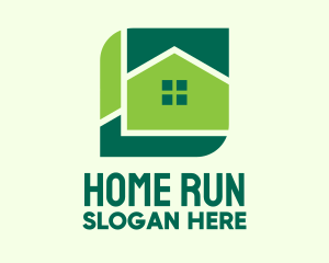 Green Home Property logo design