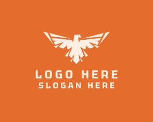 Soaring - Spread Wings Eagle logo design