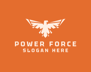 Commander - Spread Wings Eagle logo design