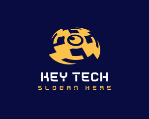 Drone Camera Tech logo design