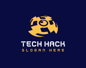 Drone Camera Tech logo design