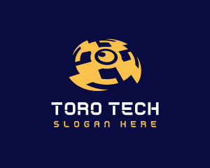 Drone Camera Tech logo design