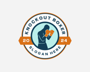 Boxer - Boxing Fitness Training logo design