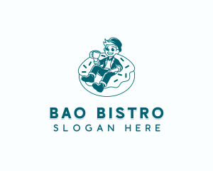 Bistro Coffee Donut logo design