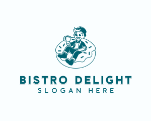 Bistro Coffee Donut logo design