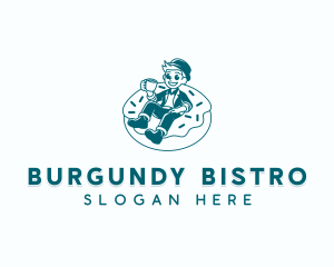 Bistro Coffee Donut logo design