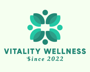 Natural Wellness Leaf logo design