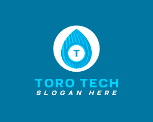 Water Droplet Distillery  logo design