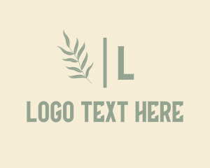 Shop - Green Organic Plant logo design