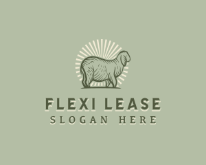 Sheep Livestock Farm Logo