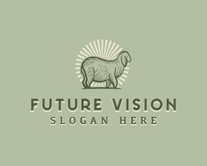 Sheep Livestock Farm Logo