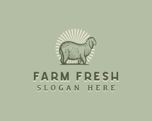 Livestock - Sheep Livestock Farm logo design