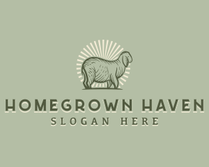 Sheep Livestock Farm logo design