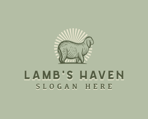 Sheep Livestock Farm logo design