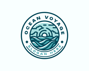 Wave Surfing Resort logo design