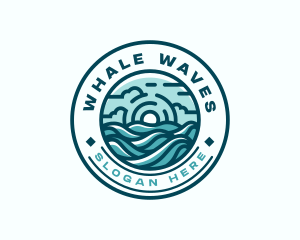 Wave Surfing Resort logo design