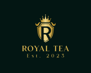 Royal Crown Shield Crest logo design