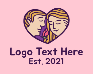 Couple - Romantic Valentine Confession logo design