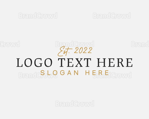 Luxury Business Brand Logo