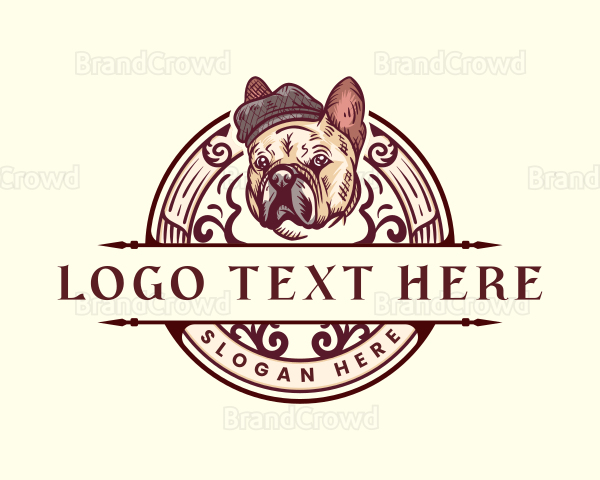 French Bulldog Pet Logo