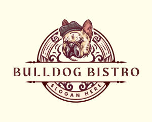 French Bulldog Pet logo design