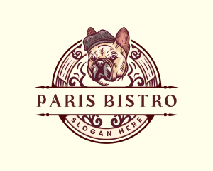 French Bulldog Pet logo design