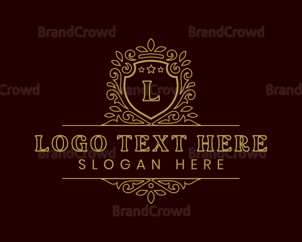 Luxury Organic Shield Logo