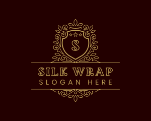 Luxury Organic Shield logo design