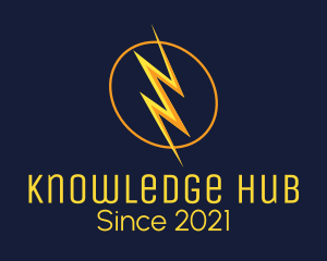 Modern - Electric Lightning Voltage logo design