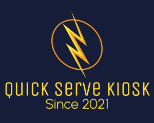 Electric Lightning Voltage logo design