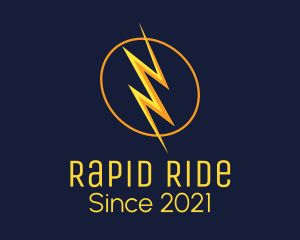 Electric Lightning Voltage logo design