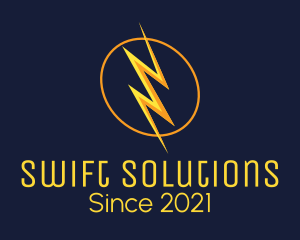 Rapid - Electric Lightning Voltage logo design