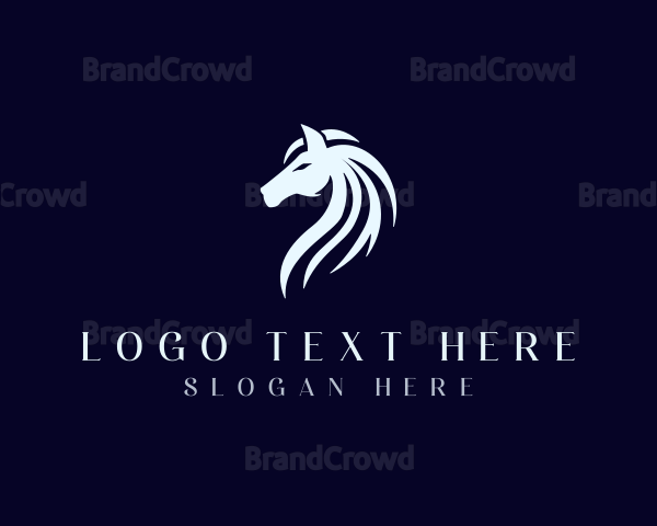 Elegant Equine Horse Logo