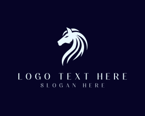 Stallion - Elegant Equine Horse logo design