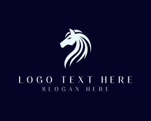 Elegant Equine Horse Logo