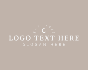 Typography - Elegant Mystical Fashion logo design