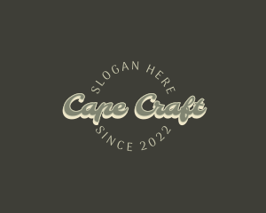 Casual Retro Craft logo design