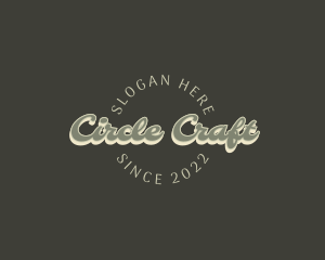 Casual Retro Craft logo design