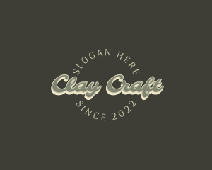 Casual Retro Craft logo design